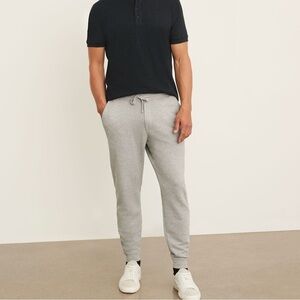 Vince Men's French Terry Heather Gray Jogger Pants Size XL